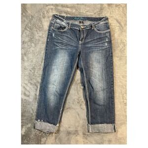 Ariya Women's Jeans Distressed Blue Size 11/12